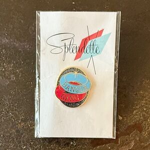 Splendette Bangle Gang Enamel Pin - Red, Blue, Gold